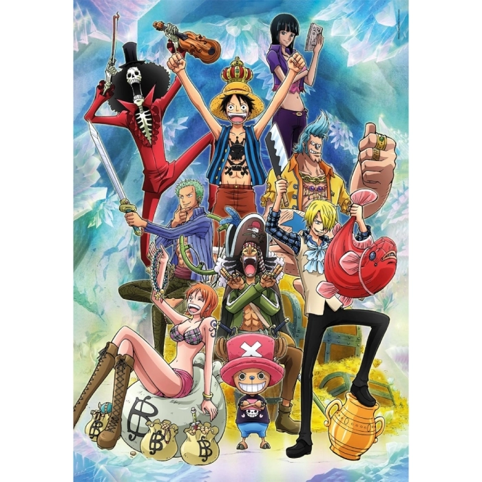 one piece - puzzle 1000 pezzi con poster