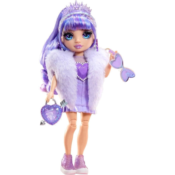 rainbow high - violet willow - creative crystals fashion doll 28cm