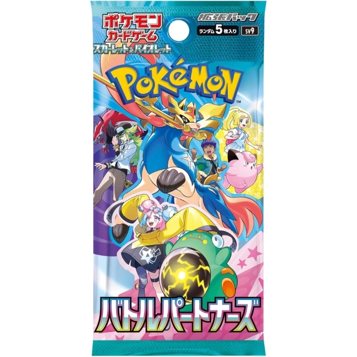 pokemon battle partners sv9 - bustina singola 5 carte (jap)