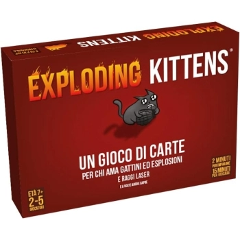 Exploding Kittens - Imploding Kittens. Esp. - ITA. Gioco da tavolo -  Asmodee - Exploding Kittens - Giochi di ruolo e strategia - Giocattoli