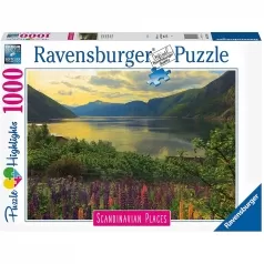 fiordo in norvegia - puzzle 1000 pezzi