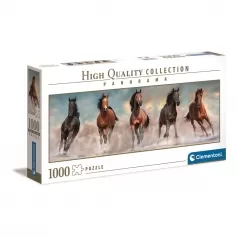 panorama horses - puzzle 1000 pezzi high quality collection