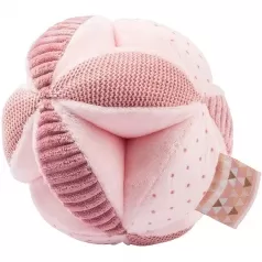 palla attivita con sonaglio lapidou in peluche rosa