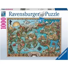 RAVENSBURGER Mappamondo 1650 - Puzzle 2000 Pezzi a 39,99 €