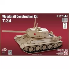 t-34 - kit di costruzioni in legno (certificazione fsc)