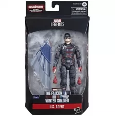 marvel legends series - the falcon and the winter soldier - u.s. agent - personaggio 15 cm