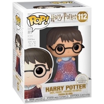 harry potter - harry potter with invisible cloak 9cm - funko pop 112