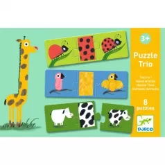 puzzle trio - i vestiti degli animali