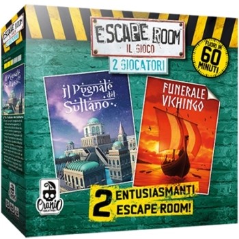 Escape Room 2 Giocatori: Prigione sull'Isola/Manicomio, Giochi per 2  giocatori, Cranio Creations