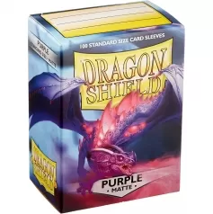 dragon shield standard sleeves - matte purple (100 bustine protettive)