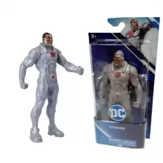 dc comics - cyborg personaggio snodabile 15cm