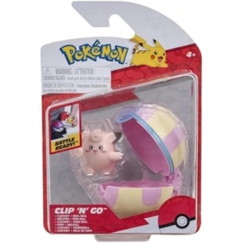 pokemon clip n go wave 3 - clefairy & heal ball