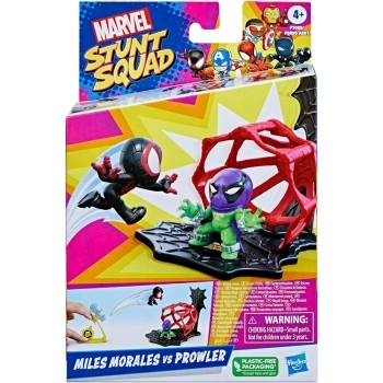 marvel stunt squad - miles morales vs prowler