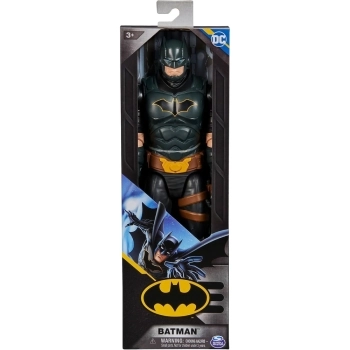 dc comics - batman armatura grigia - personaggio snodabile 30cm