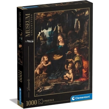 leonardo da vinci: la vergine delle rocce - puzzle 1000 pezzi