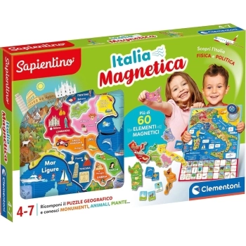 geo puzzle magnetico italia