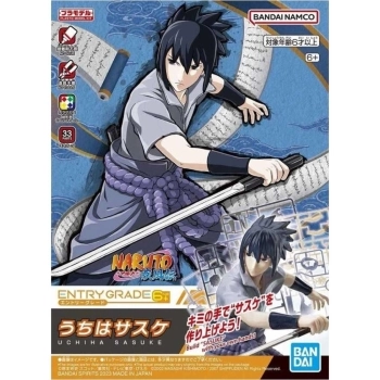 naruto - uchiha sasuke model kit 12cm