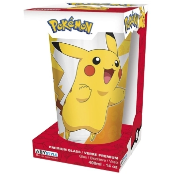 pokemon - bicchiere large 400ml - pikachu foil