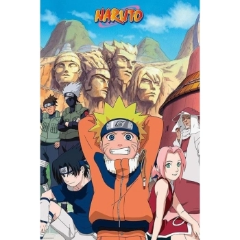 naruto - poster maxi 91,5x61cm - group