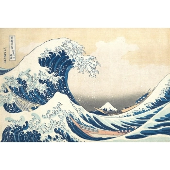 hokusai - poster maxi 61x91,5cm - la grande onda