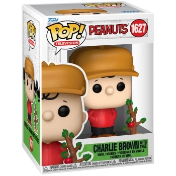 peanuts acbc - charlie brown with tree 9cm - funko pop 1627