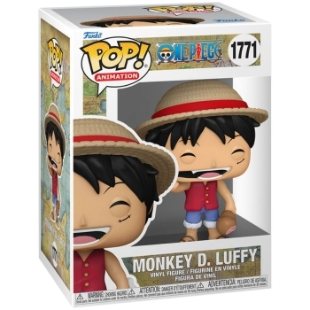 one piece - monkey d. luffy with meat 9cm - funko pop 1771