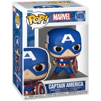 marvel: new classic - captain america 9cm - funko pop 1419