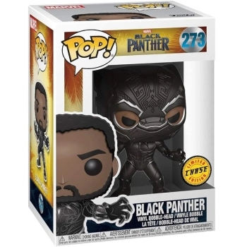 marvel: black panther - black panther 9cm - funko pop 273 chase