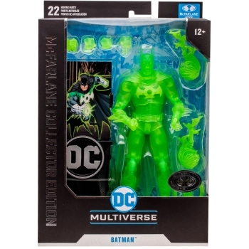 dc multiverse - batman lanterna verde collector edition - action figure 18cm - platinum chase