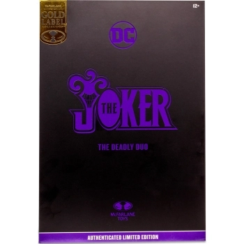 dc multiverse - joker (the deadly duo) - authenticated limited edition - action figure 18cm