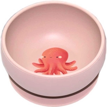 bowl in silicone con ventosa - polipo