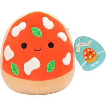 squishmallows - sanda la pizza margherita - peluche 20cm