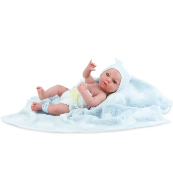 mini baby - baby azzurro - bambola 38cm