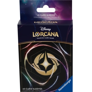 lorcana - shimmering skies - cardback 65 card sleeves