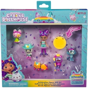 gabby's dollhouse - set deluxe con personaggi versione celebration