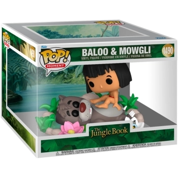 disney: the jungle book - baloo e mowgli 9cm - funko pop 1490