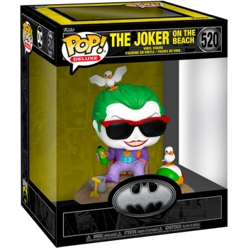 batman 85th anniversary - joker on the beach (1989) 9cm - funko pop 520