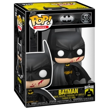 batman 85th anniversary - batman bloody (1989) 9cm - funko pop 518