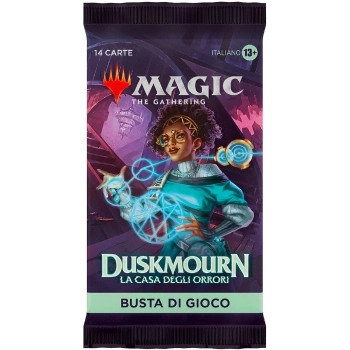 magic the gathering - duskmourn: la casa degli orrori - busta di gioco 14 carte (ita)