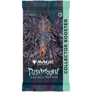 magic the gathering - duskmourn: house of horror - collector booster 15 carte (eng)