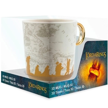 lord of the rings - tazza 3d - one ring handle