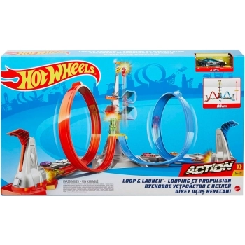 hot wheels action loop and launch