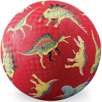 crocodile creek - playball - dinosaurs red