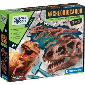 archeogiocando - t-rex e smilodon 2 in 1