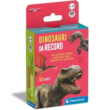 carte gioco sapientino - dinosauri da record