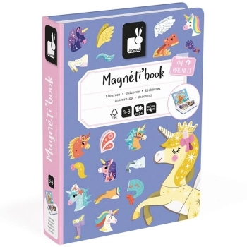 libro magnetico unicorni - 44 magneti