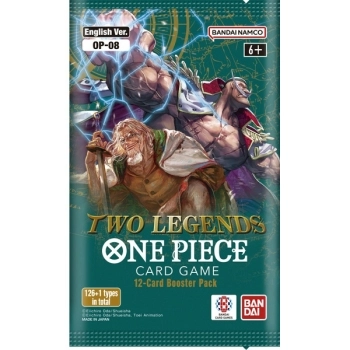 one piece card game - two legends - op-08 - bustina singola 12 carte (eng)