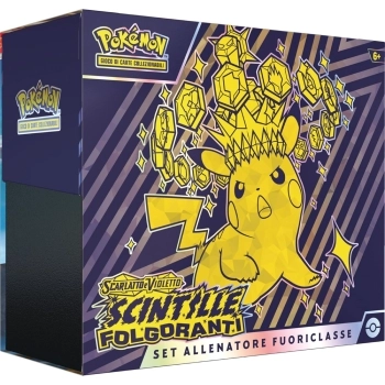 pokemon scarlatto e violetto scintille folgoranti - set allenatore fuoriclasse (ita)