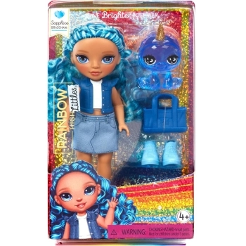 rainbow high littles - sapphire bradshaw - fashion doll 15cm