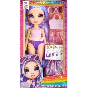 rainbow high - swim and style - violet - fashion doll 28cm